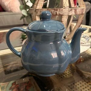 Vintage Made in Japan Pastel cornflower blue  Tea Pot 9” EUC